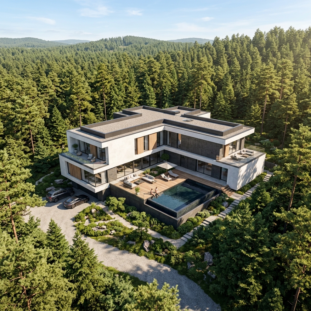 Pine forest villa